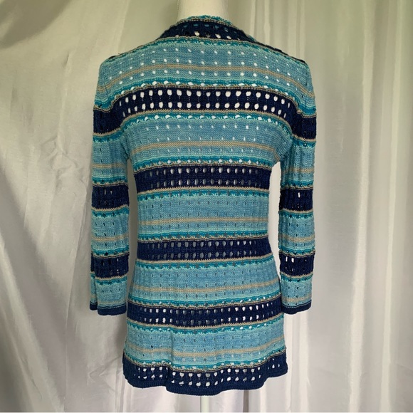 Liz Claiborne NY crochet cardigan - Picture 2 of 8